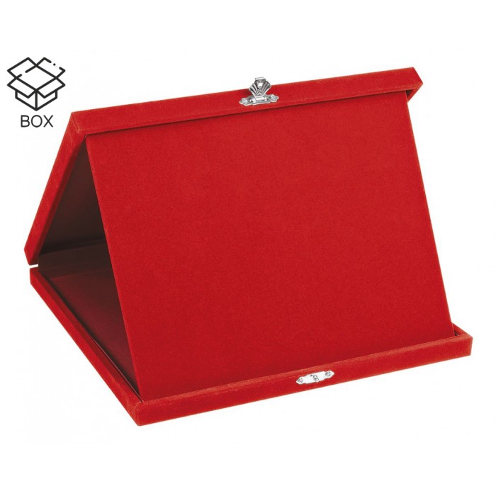 BOX10 astucci velluto rosso